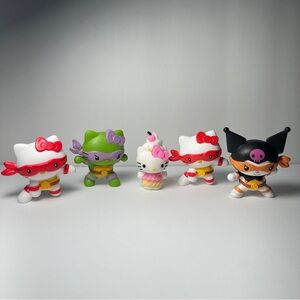 TMNT X Hello Kitty Collab Figures